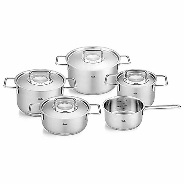 Fissler Topf-Set »Fissler Pure Collection«, Edelstahl 18/10, (Set, 5 tlg., günstig online kaufen