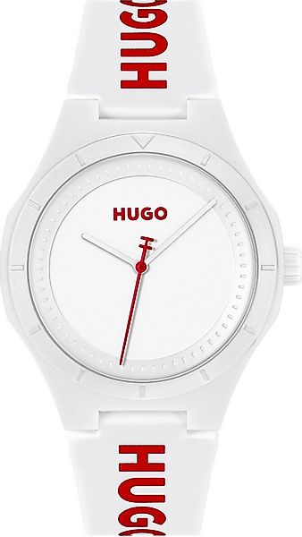 HUGO Quarzuhr #LIT FOR HIM 1530345, Armbanduhr, Herrenuhr, Mineralglas, Sil günstig online kaufen
