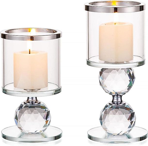 LuxusKollektion Dekohänger Kerzenständer Kristall Glas transparent günstig online kaufen
