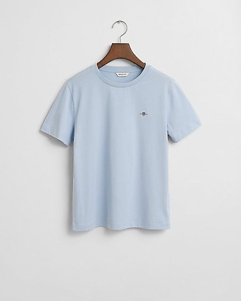 Gant T-Shirt REG SHIELD KA T-SHIRT mit einer kleinen aufgestickten Wappen-G günstig online kaufen