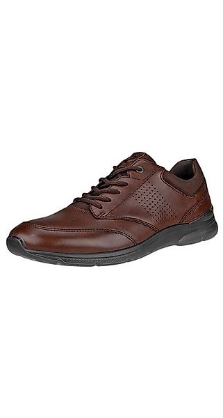 Ecco Irving Low Lace (Vollnarbenleder) dunkelbraun Herren Sneaker günstig online kaufen