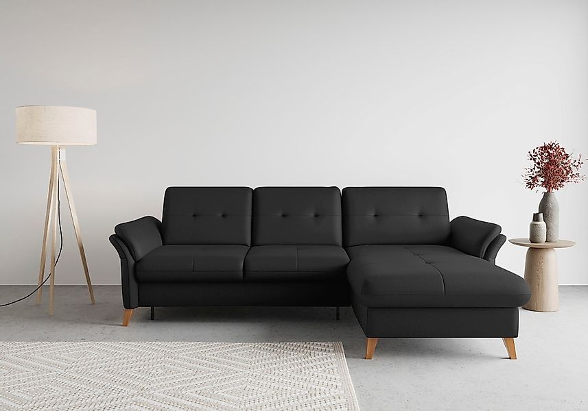 sit&more Ecksofa "Göteborg", Sitztiefenverstellung und Federkern, wahlweise günstig online kaufen