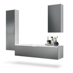 Vladon Badmöbel-Set Beach, (Badezimmer-Set, mit 2 günstig online kaufen