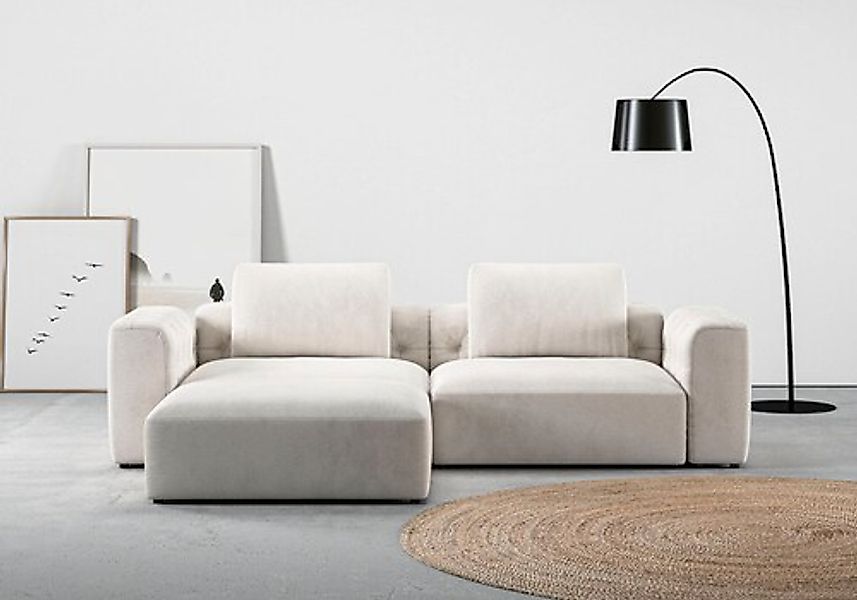 Home affaire Ecksofa »Cushid L-Form« Modulset, bestehend aus 3 Teilen günstig online kaufen
