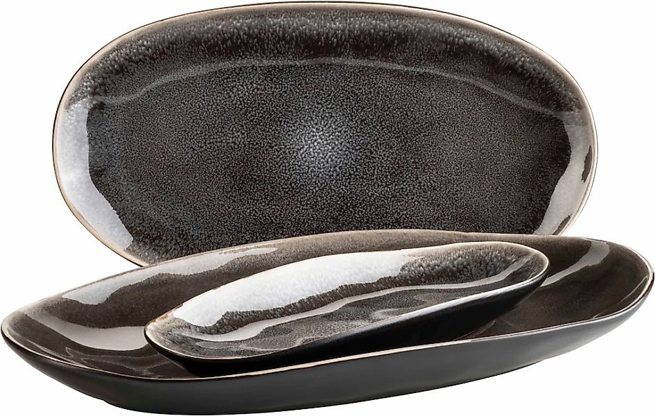 MÄSER Servierplatte "Niara Organic, Servierplatten-Set, Steinzeug" günstig online kaufen