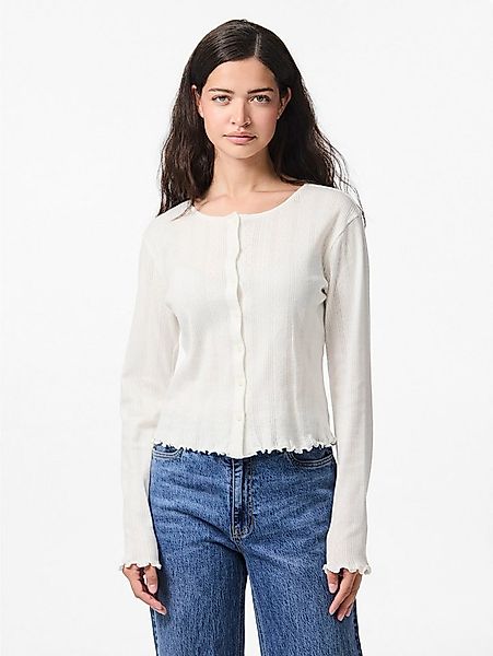 pieces Strickjacke PCMARIE LS POIN CARDIGAN JRS NOOS BC günstig online kaufen