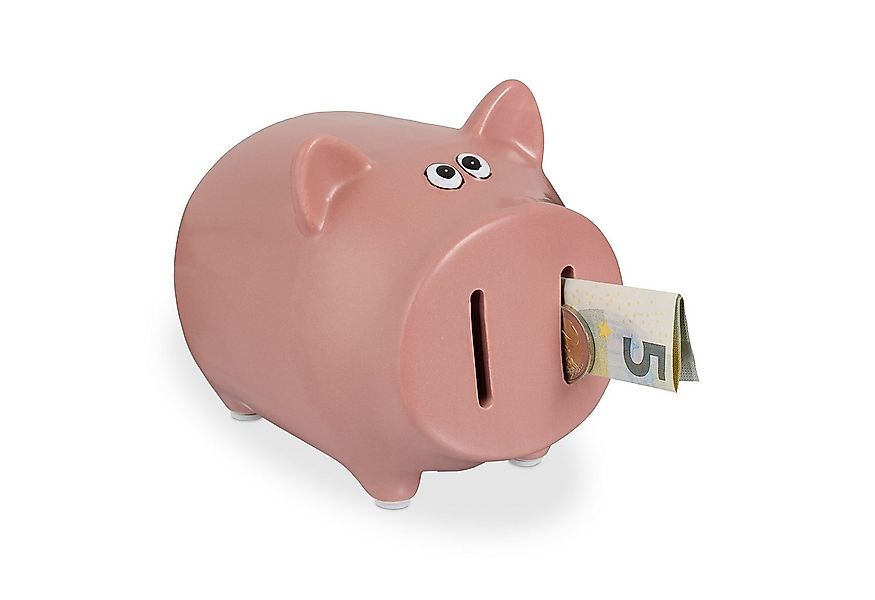 relaxdays Spardose Rosa Sparschwein günstig online kaufen
