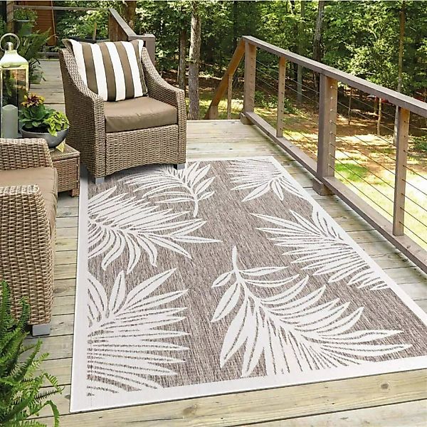 Carpet City Teppich »Outdoor 462«, rechteckig, 5 mm Höhe, UV-beständig, Fla günstig online kaufen