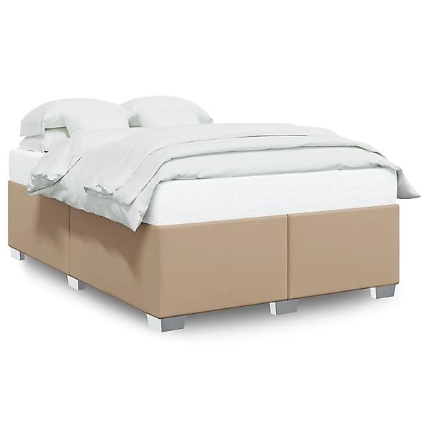 vidaXL Bettgestell Cappuccino-Braun 140x190 cm Kunstleder Modell 22107934 günstig online kaufen