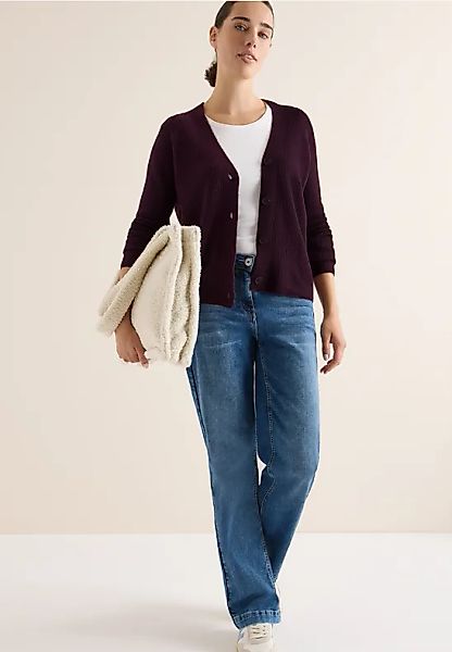 Cardigan mit Strukturdetail günstig online kaufen