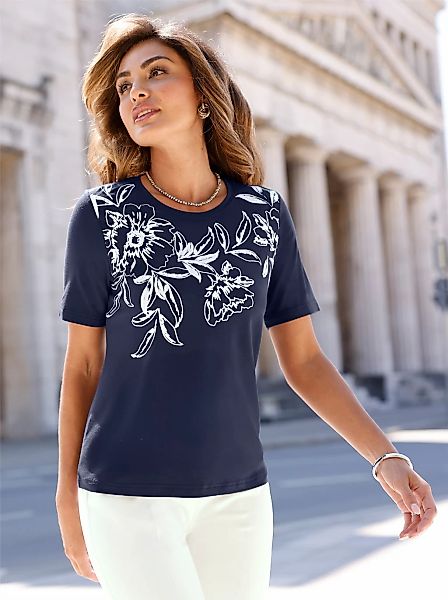 Lady Rundhalsshirt "Kurzarm-Shirt" 1 tlg. günstig online kaufen