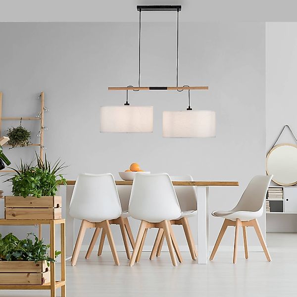 JUST LIGHT Pendelleuchte »GREEN SOFI«, 2 flammig, Leuchtmittel E27   ohne L günstig online kaufen