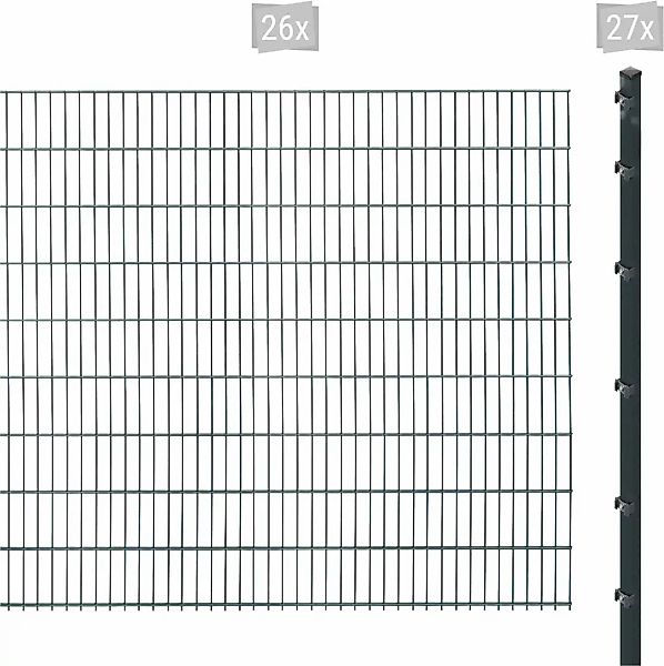 Arvotec Doppelstabmattenzaun "ESSENTIAL 183 zum Einbetonieren", Zaunhöhe 18 günstig online kaufen