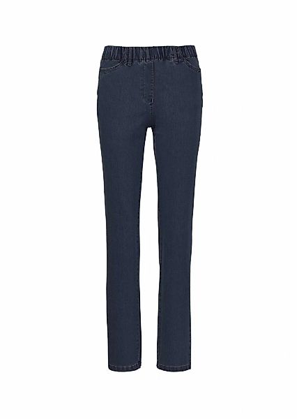 GOLDNER Regular-fit-Jeans "Kurzgröße Edel geschmückte Jeansschlupfhose LOUI günstig online kaufen