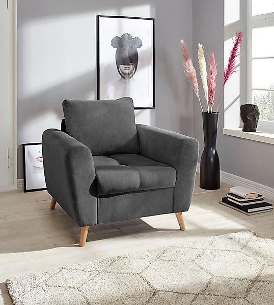Home affaire Sessel "Penelope Luxus", mit besonders hochwertiger Polsterung günstig online kaufen