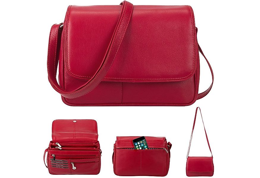 Alessandro Salvatore Handtasche Leder Damen mittel klein Lederhandtasche, S günstig online kaufen