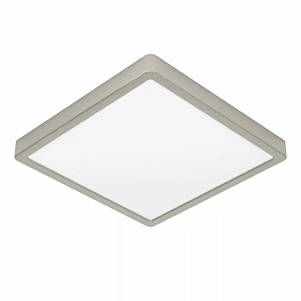 Eglo LED-Deckenleuchte Fueva 5 Nickelfarben Matt 28,5 cm x 28,5 cm günstig online kaufen