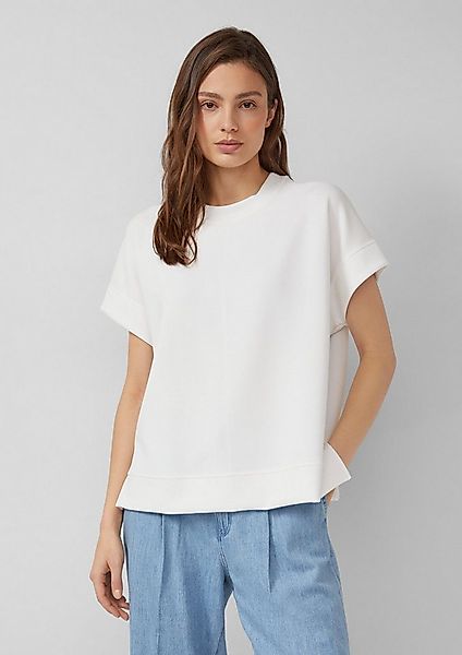 s.Oliver Sweatshirt Sweatshirt Oversized Sweatshirt aus Scuba günstig online kaufen