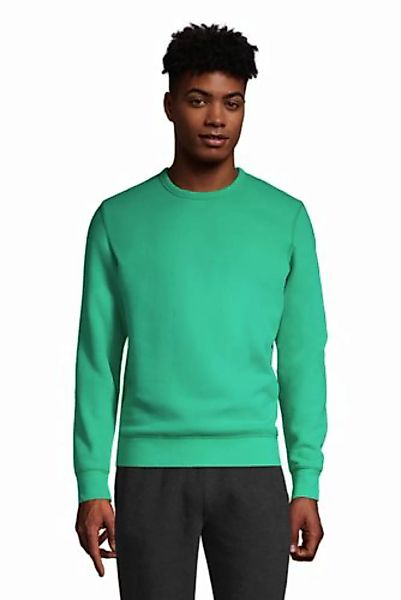 Sweatshirt mit rundem Ausschnitt, Herren, Größe: L Normal, Grün, Baumwoll-M günstig online kaufen