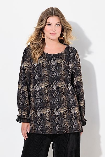 MIAMODA Druckbluse Bluse Mesh mit Alloverdruck günstig online kaufen