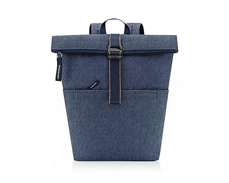 REISENTHEL® Rucksack rolltop backpack herringbone dark blue, rolltop backpa günstig online kaufen