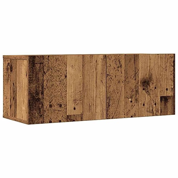 vidaXL 5-Tlg TV-Schrank-Set Wandmontage Altholz-Optik Holzwerkstoff 3329199 günstig online kaufen