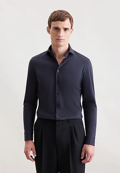 seidensticker Businesshemd "Schwarze Rose" Shaped 1/1 Kentkragen Uni günstig online kaufen