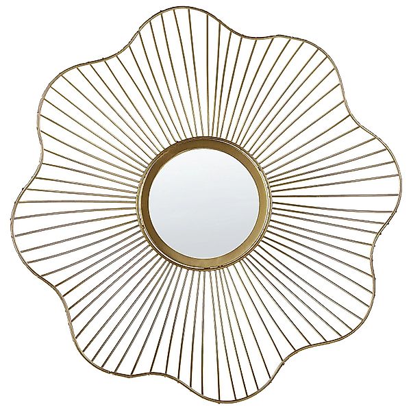 Beliani Dekospiegel SENS Gold 8x40x40 günstig online kaufen
