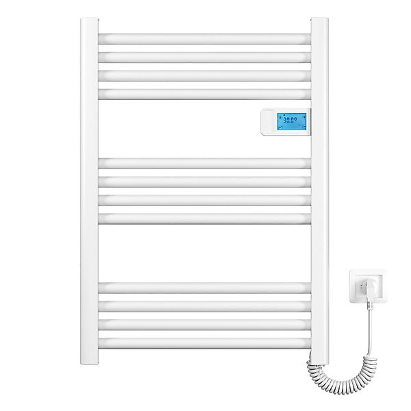 Emke Handtuchwärmer Elektrisch 75x40cm 180W Weiß Heizkörper mit Thermostat günstig online kaufen