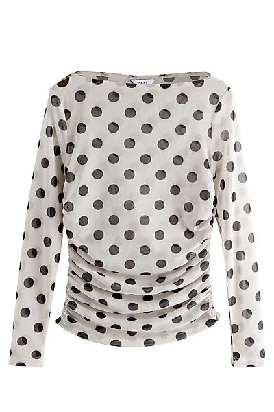 Next Langarmshirt Langärmeliges Sweatshirt mit Netzstoff günstig online kaufen