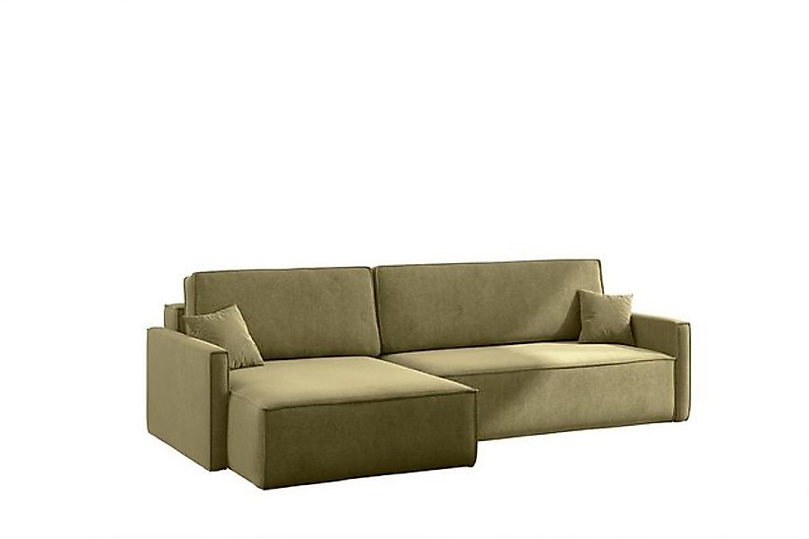 Kaiser Möbel Schlafsofa Schlafsofa Carlos L-Form Bettkasten Stoff Salvador günstig online kaufen
