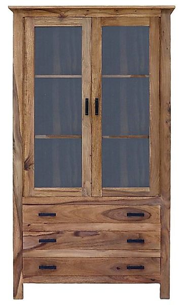 Indischesmoebelhausde Vitrine Vitrine Rami 100x180x45 aus indischem Palisan günstig online kaufen