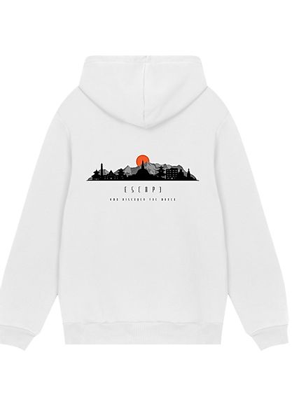 F4NT4STIC Kapuzenpullover "Escape Discover the World Asian Town", Premium Q günstig online kaufen