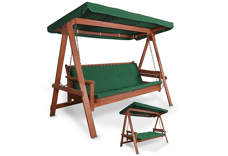 Hecht Hollywoodschaukel Baharu Lux, 4-Sitzer, Sonnendach und Polster, Meran günstig online kaufen