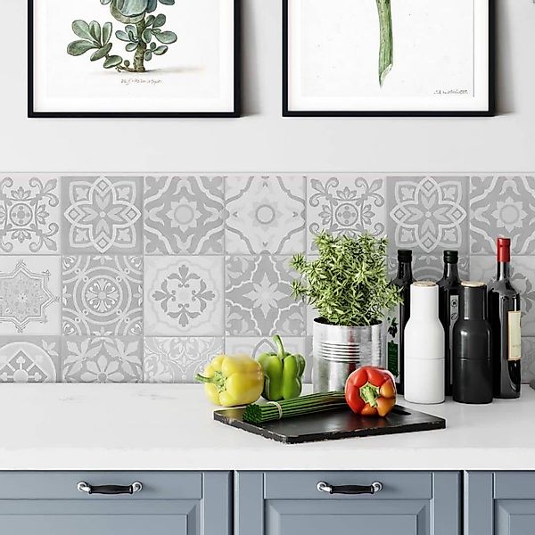 K&L Wall Art Fliesenaufkleber selbstklebend Klebefliese günstig online kaufen