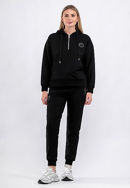 Tom Barron Trainingsanzug Tracksuit With Half Zip Cangoroo Pocket Badge On günstig online kaufen