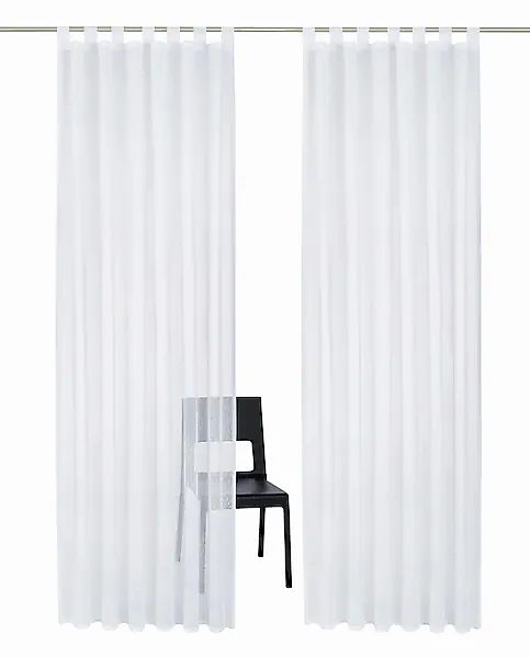 my home Gardine »Belem«, (2 St.), 1 oder 2 Schals, Vorhang, Fertiggardine, günstig online kaufen