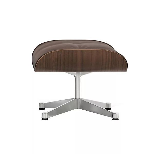 Vitra - Eames Lounge Chair Ottoman - kastanie/Sitzfläche Leder Premium 69/S günstig online kaufen