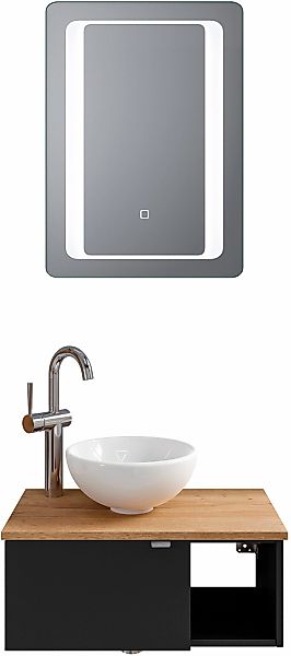 Saphir Badmöbel-Set "Serie 6915" 4 Stk. tlg. Gäste-Bad, 61 cm breit, mit LE günstig online kaufen