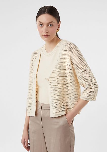 Comma Strickjacke Luftiger Cardigan im Boxy günstig online kaufen