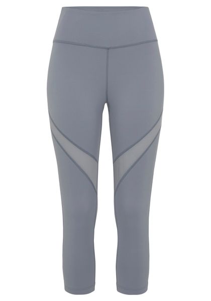 LASCANA ACTIVE Caprileggings mit kleiner Raffung, günstig online kaufen