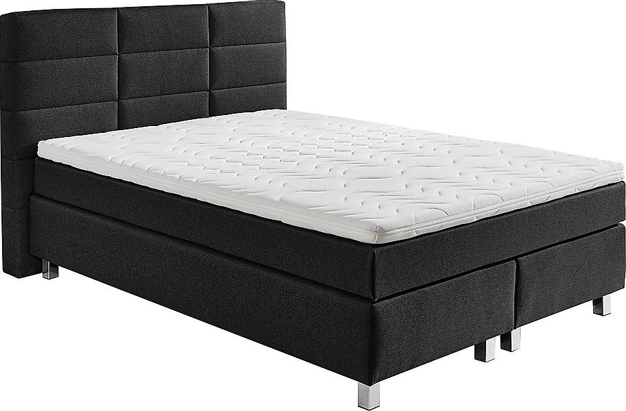 Westfalia Schlafkomfort Boxspringbett wahlweise mit Kaltschaum-Topper günstig online kaufen
