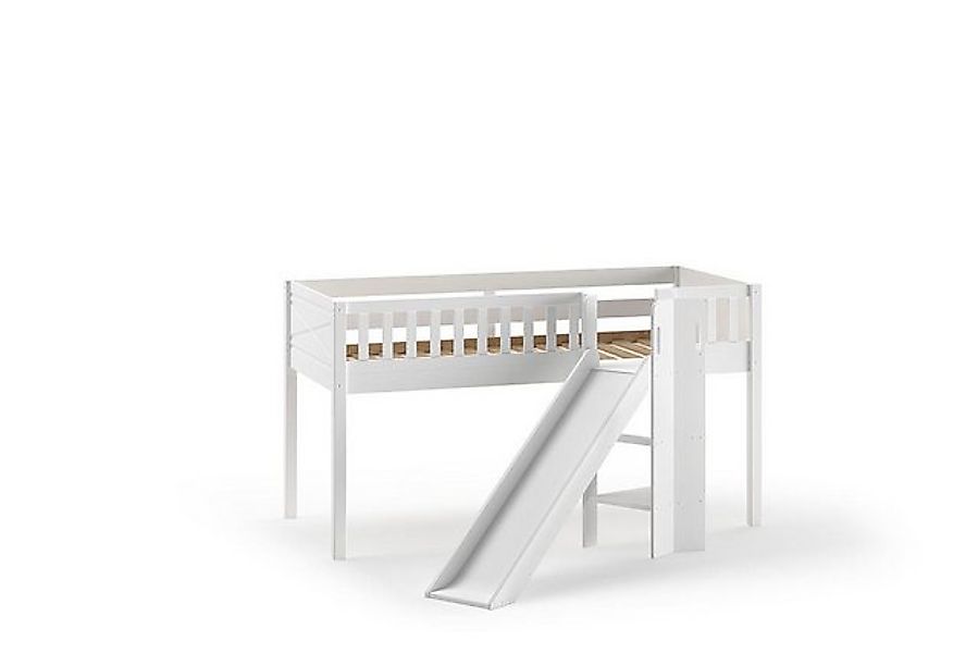 58 aufm Kessel Bettgestell Kinderbett mit Rutsche Karyl 208x114x204 aus Mas günstig online kaufen