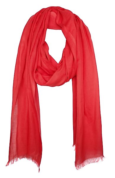 Bovari Schal Damen-Schal aus 100% gekämmter Bio-Baumwolle - handgewebt, - l günstig online kaufen