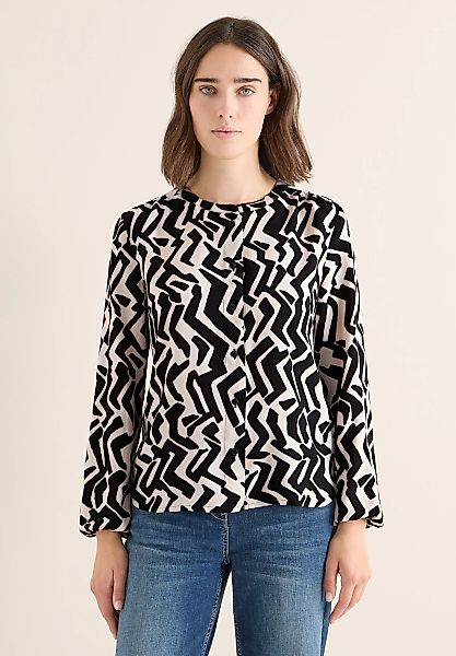 Cecil Langarmbluse mit grafischem Muster günstig online kaufen