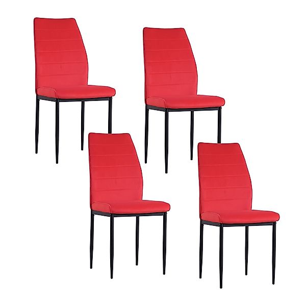 HTI-Living Esszimmerstuhl Stuhl Madison Velvet 4er-Set günstig online kaufen