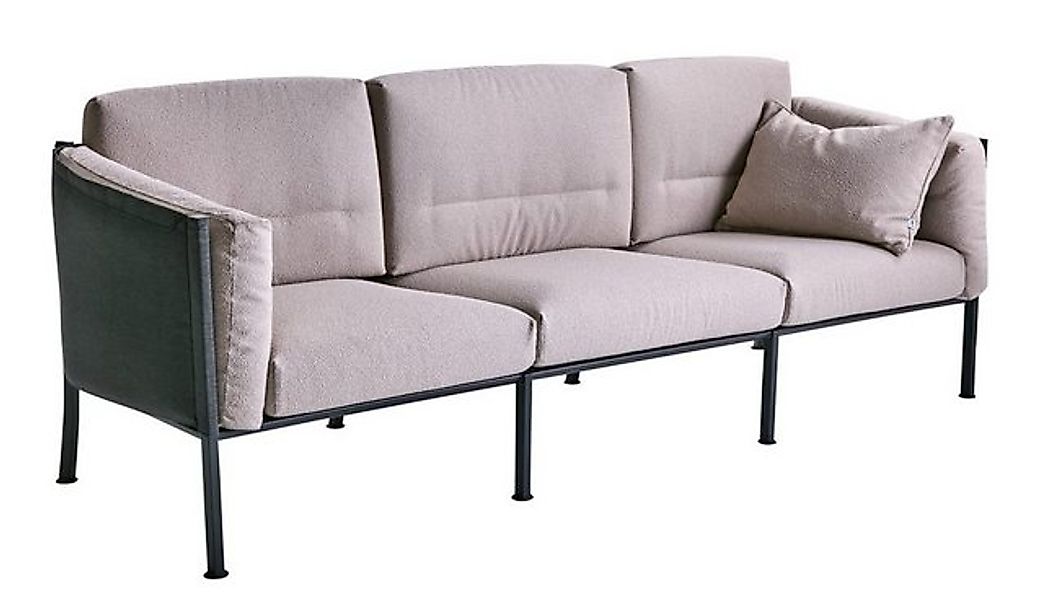 Brafab Gartensofa Delux mit Kissen, Schwarz, inkl. Kissen günstig online kaufen