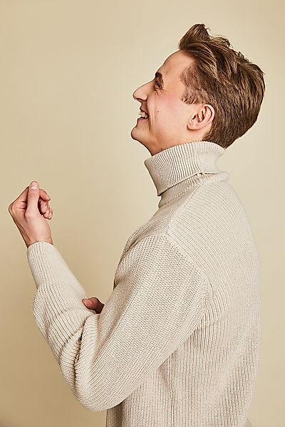 Pullover Central For Men Grob Aus 100% Baumwolle günstig online kaufen
