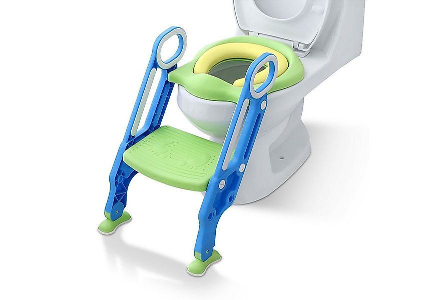 FIVMEN Baby-Toilettensitz kinder toilettentrainer mit verstellbarer Treppe günstig online kaufen