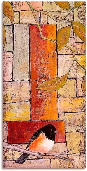 Artland Wandbild »Vogel auf einem Ast I« Vögel 1 Stk. tlg. als Leinwandbild günstig online kaufen